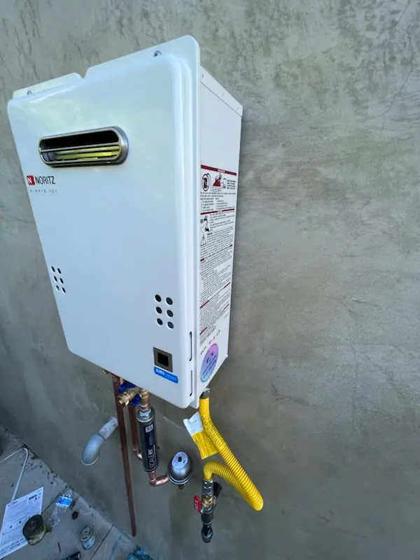 Tankless water heater installation for Foothill Corridor homes